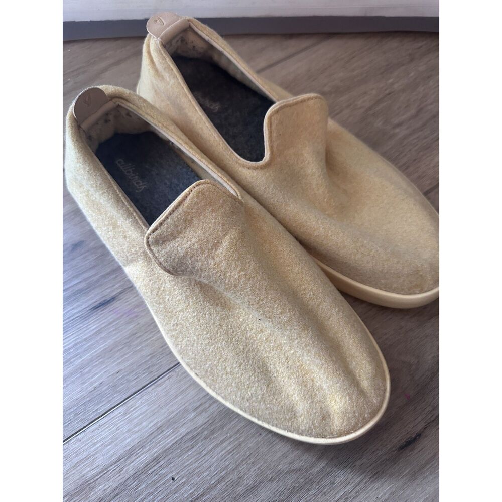 Allbirds Women’s Size 10 Mustard Yellow Wool Slip On Shoes Merino Loafers